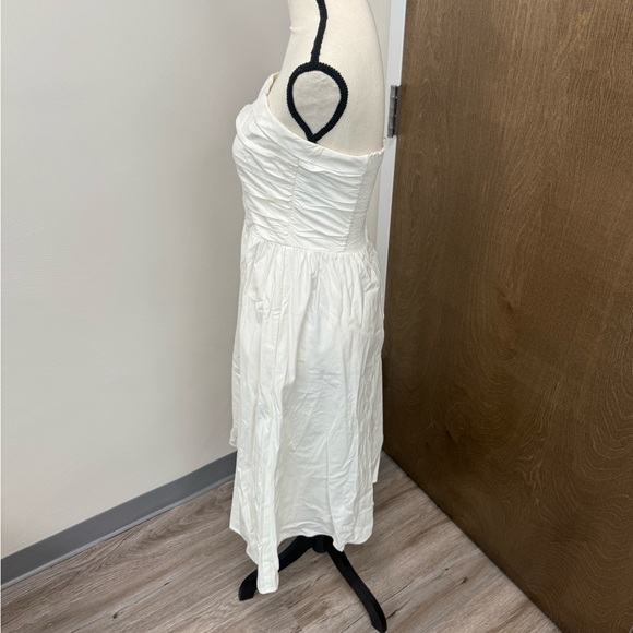 Reformation Strapless Cream Dress - Picture 4 of 5